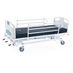 Hydraulic Adjustable Manual Patient Care Bed, 2 3 Functions